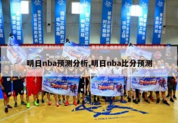 明日nba预测分析,明日nba比分预测