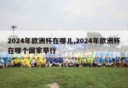 2024年欧洲杯在哪儿,2024年欧洲杯在哪个国家举行