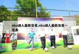 nba湖人最新交易,nba湖人最新交易一览表