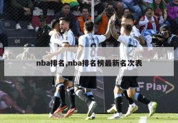 nba排名,nba排名榜最新名次表